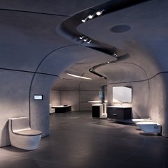 Best Inspirations : Comfortable Restroom Of ROCA London Gallery Part Of Architecture - Karbonix