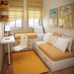 Best Inspirations : Comfortable Yellow Color Kids Sttudy Room And Bedroom Design Ideas - Karbonix