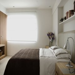 Completed With Brown Blanket Bedroom White Bed - Karbonix