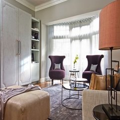 Best Inspirations : Completed With Small Glossy Silver Cushions Purple Chairs - Karbonix