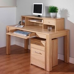 Computer Desk Wooden Modern - Karbonix