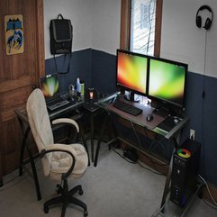 Computer Room Design Simple Home - Karbonix
