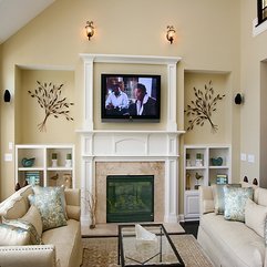 Contemporary Fireplace Tv Innovative Inspiration - Karbonix