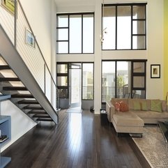 Contemporary Fresh Modern Living Room High Ceiling - Karbonix