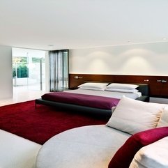 Best Inspirations : Contemporary Home Design Charming Bedroom With Wooden Bed Plus - Karbonix