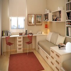 Contemporary Kids Small Bedroom Storage Ideas - Karbonix