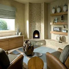 Best Inspirations : Contemporary Living Room Designs Awesome Fireplace - Karbonix