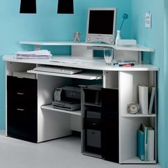 Contemporary Modern Computer Desk - Karbonix