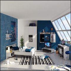 Best Inspirations : Cool Blue Bedrooms Miraculous Ideas - Karbonix
