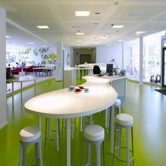 Best Inspirations : Cool Conference Room Design With White Unique Table White Themed - Karbonix