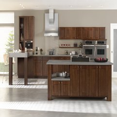 Copenhagen Door Cherry Fireside Made By Midcontinent Cabinets Modern Classic - Karbonix