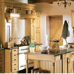 Cottage Kitchen Designs All Wooden Natural Finish English - Karbonix