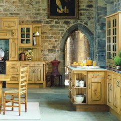 Best Inspirations : Cottage Kitchen Designs Strong Traditional Country Kitchen With Stone Wall English - Karbonix
