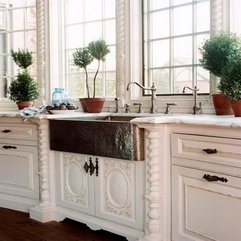 Country Style Kitchen Sink Classic White - Karbonix