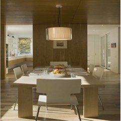 Best Inspirations : Cozy Natural Minimalist Wooden Dining Room Interior Daily - Karbonix