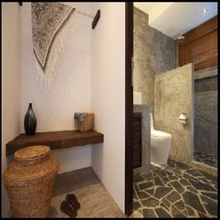 Best Inspirations : Cozy Retro Stone Bathroom Designs Innovative Tropical Holiday - Karbonix