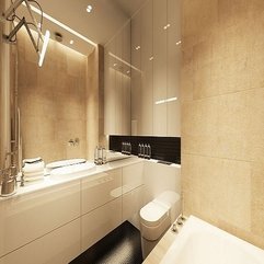 Cream Bathroom Design Natural Stone Wall Modern White - Karbonix