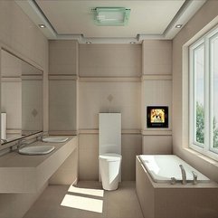 Best Inspirations : Creative Bathroom Tv Designs With Modern Plan Blend Architecture - Karbonix