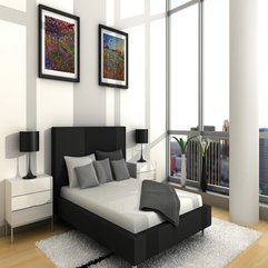 Creative Bedroom Decoration With Smart Furniture And Paintings - Karbonix