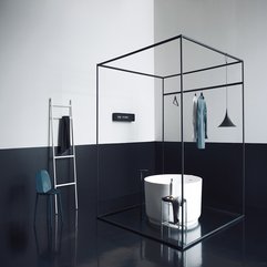 Best Inspirations : Creative Look Black Bathroom Interior Design Ideas Decobizz - Karbonix