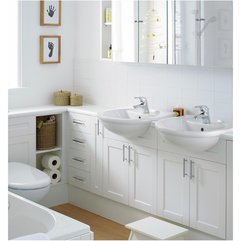 Best Inspirations : Creative Unique Wastafel Furniture White Bathroom Interior Design - Karbonix