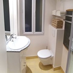 Creative White Apartment Bathroom Coosyd Interior - Karbonix