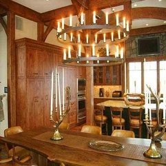 Cupboards With Candles Decor Custom Kitchen - Karbonix