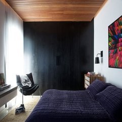 Best Inspirations : Dark Blue Accent Master Bedroom - Karbonix