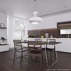 Best Inspirations : Dark Brown Wooden Kitchen Design Ideas Modern White - Karbonix