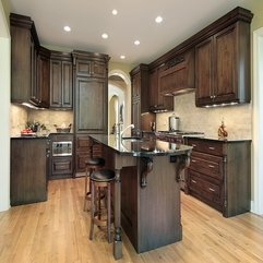 Best Inspirations : Dark Wood Kitchen Design Creative Ideas - Karbonix