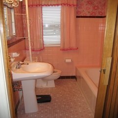 Best Inspirations : Dashing Romantic Pink Bathroom Design Picture Modern Interior - Karbonix