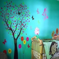 Decor Ideas On Blue Wall Butterfly Room - Karbonix