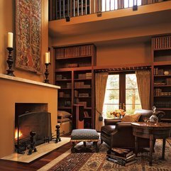 Best Inspirations : Decorating Beauteous Home Library Design Ideas Interior Design - Karbonix