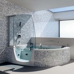 Best Inspirations : Decorating Charming Bathroom Design With Jacuzzi Shower Concepts - Karbonix