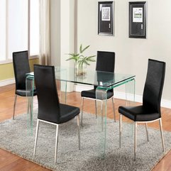 Best Inspirations : Decorating Cool Dining Room Italian Dining Table With Clear Glass - Karbonix