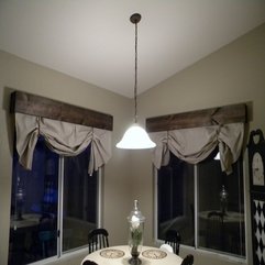 Decorating Excellent Dining Room Window Treatment Ideas With - Karbonix