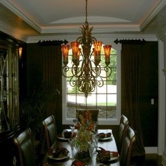 Decorating Exciting Dining Room Window Treatment Ideas With Green - Karbonix