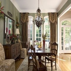 Decorating Fascinating Dining Room Window Treatment Ideas With - Karbonix