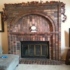 Best Inspirations : Decorating Ideas Awesome Mantel Decoration For Brick Fireplace - Karbonix