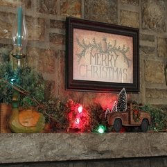 Decorating Ideas Fascinating Mantel Decoration Ideas On Stone - Karbonix