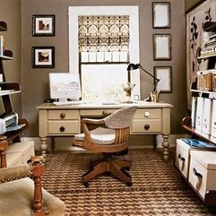 Decorating Ideas For Home Offices Ideas Brown Color - Karbonix