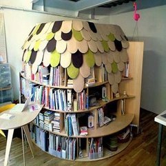 Best Inspirations : Decorating Ideas With Unique Book Shelf Creative Bedroom - Karbonix