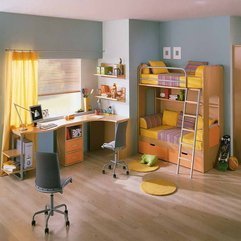 Decorating Ideas With Yellow Drapery Kid Bedroom - Karbonix