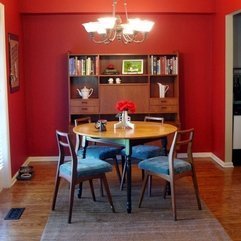 Decorating Interesting Paint Ideas Dining Room With Red Paint - Karbonix