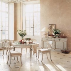 Decorating Marvelous Baby Blue Stripes In Neutral Dining Room - Karbonix