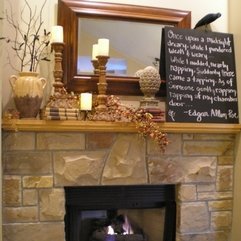 Decoration Ideas Lovely Fireplace Mantel Ideas With Charming Wood - Karbonix