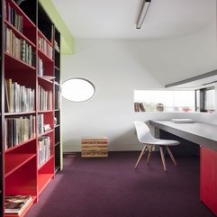 Decoration Minimalist Home Office Colors Ideas With Colorful Book - Karbonix