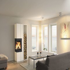 Decoration Unique Modern Electric Corner Fireplace With Grey - Karbonix