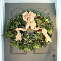 Decoration Wreath Outdoor Christmas - Karbonix