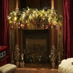 Decorations Adorable Mantel Decoration With Charming Christmas - Karbonix